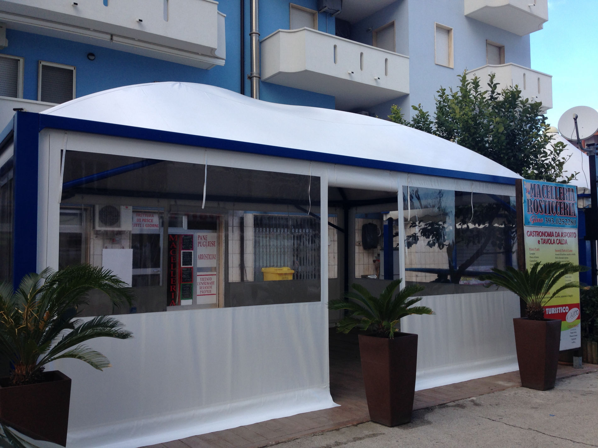 gazebo a cupola chiusure perimetrali