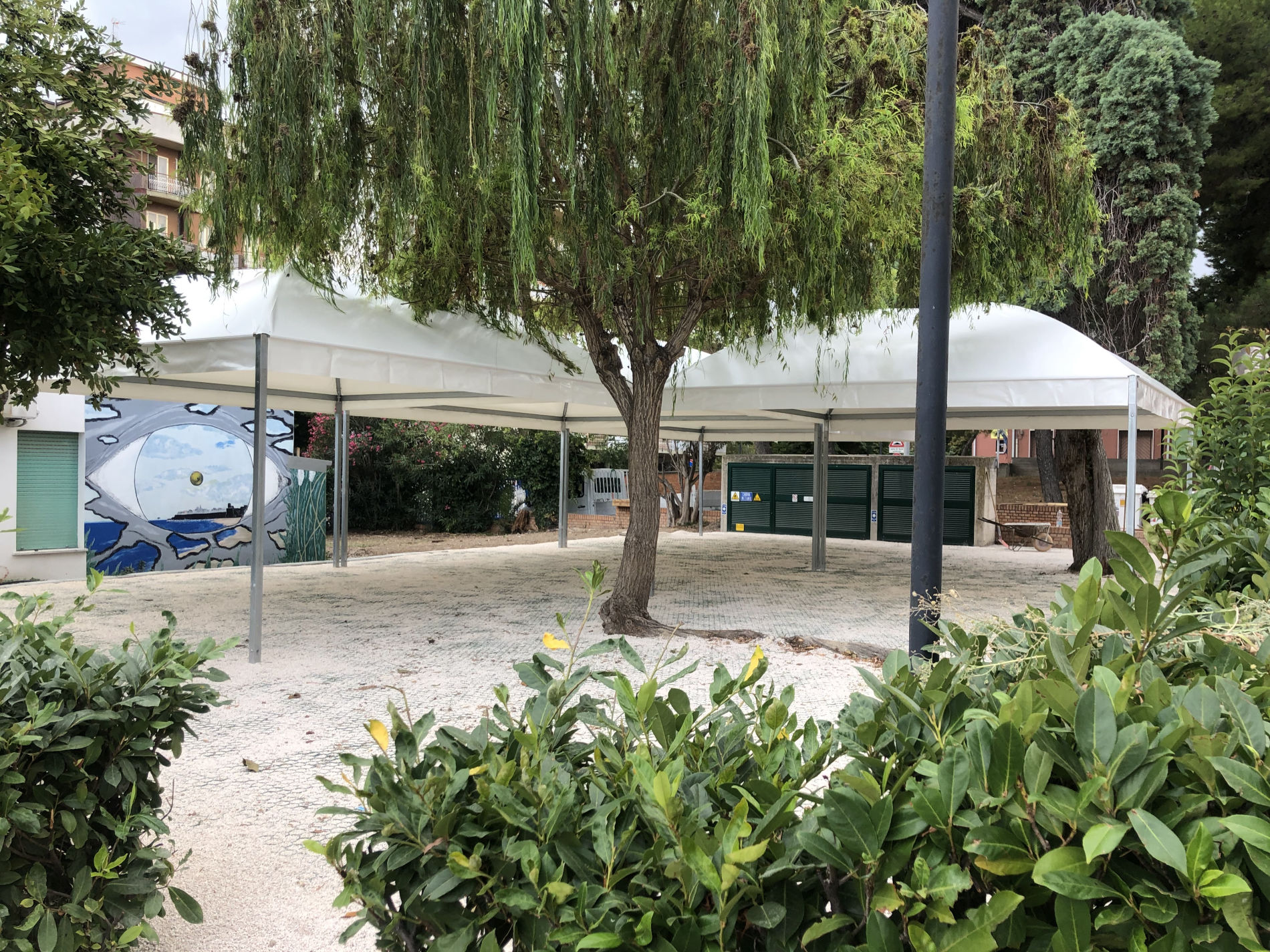 gazebo a cupola accoppiati