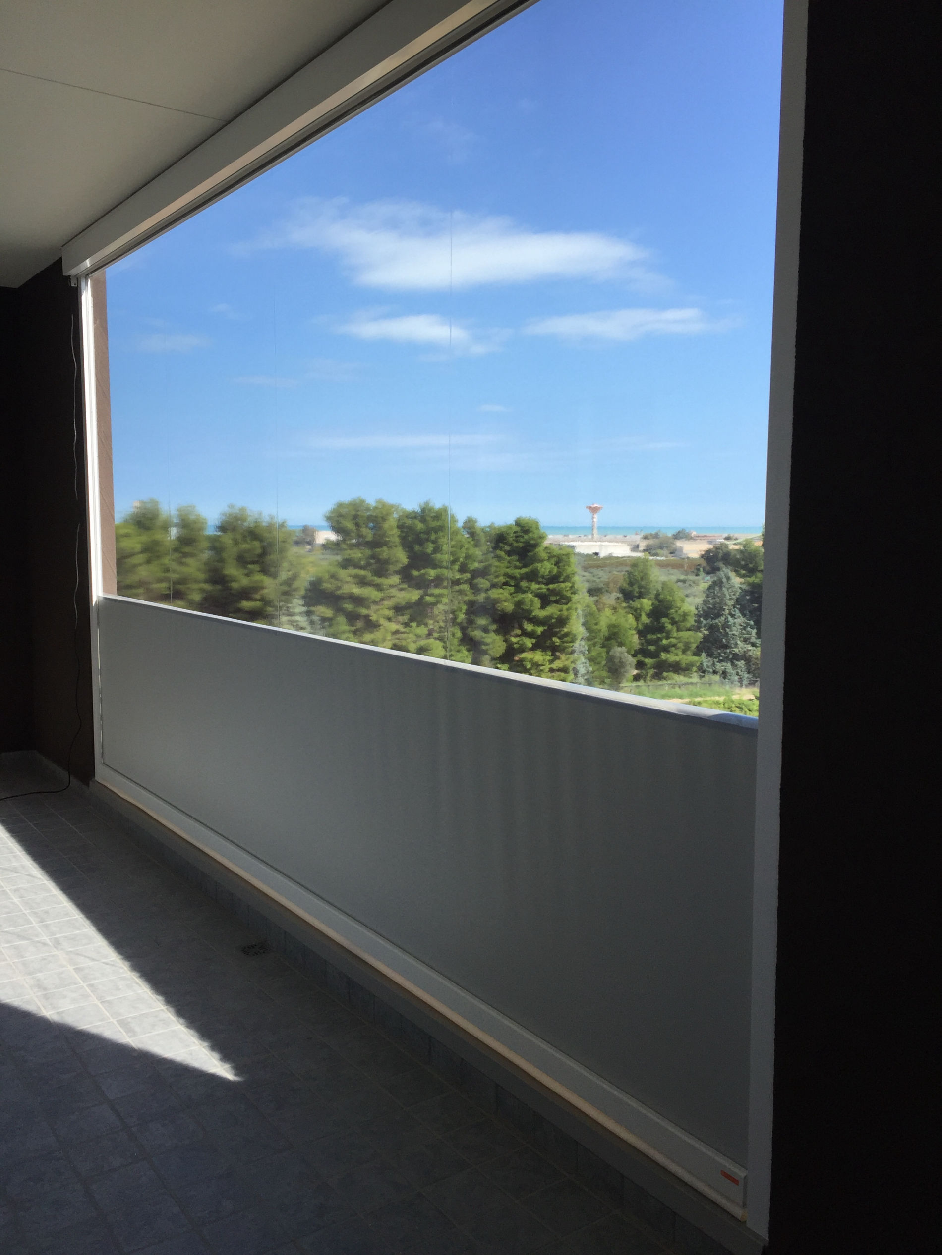Palagina K.zip porticato cristal trasparente fascia
